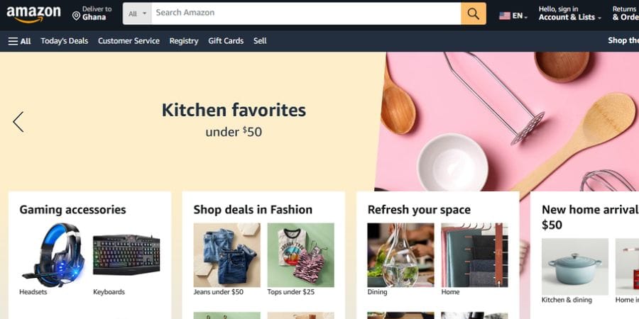 Online Shopping Sites Amazon