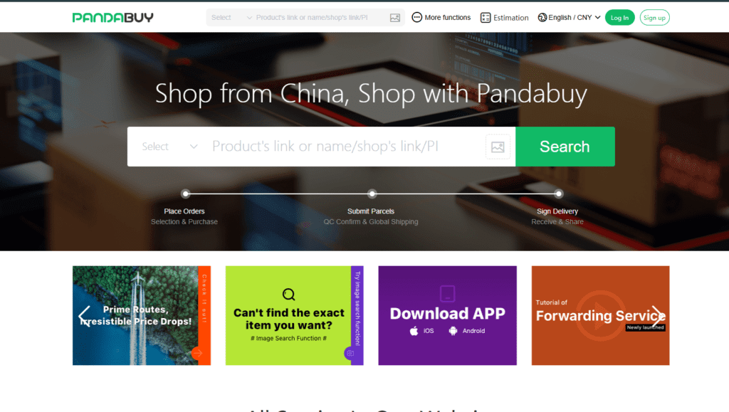 Website Source pandabuy