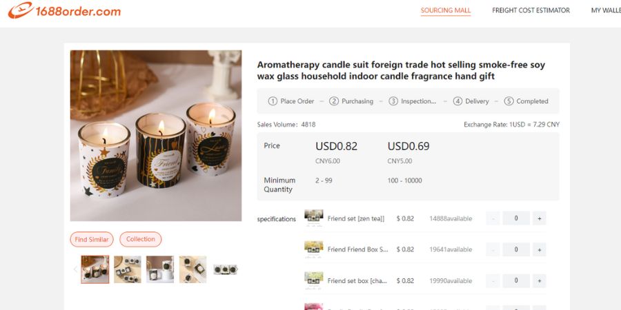 Candles for Valentine's Day Gift Packages