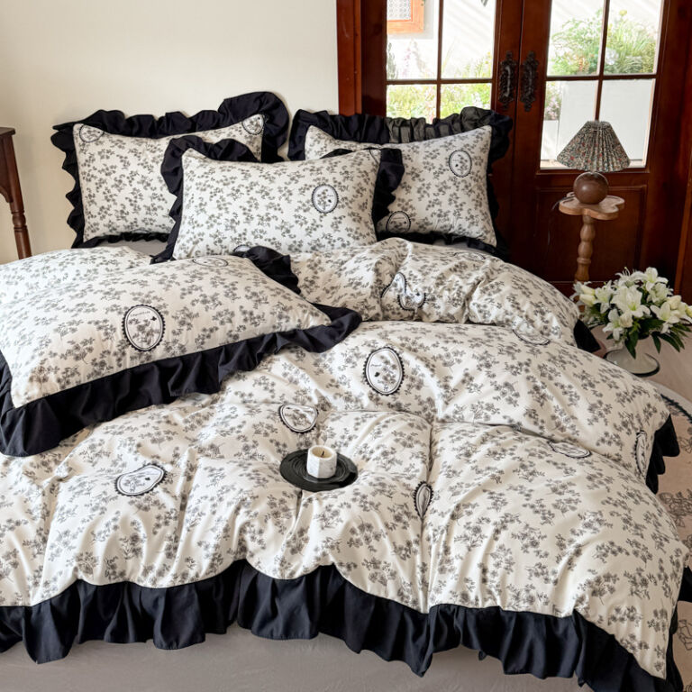 100% Washed Cotton Duvet Cover Set