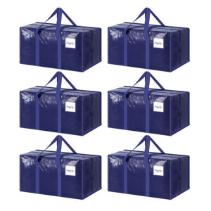 6 Pack Extra Heavy Duty Large Moving Bags
