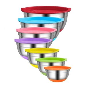 7 Piece Mixing Bowls with Airtight Lids