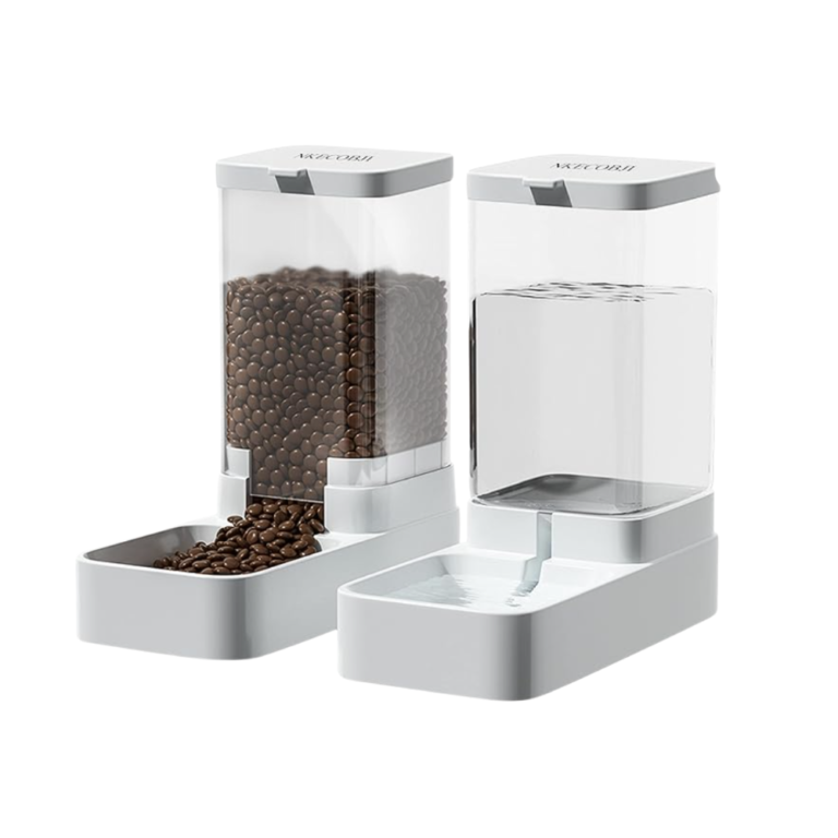 3 Sets-Gravity Pet Feeder and Water Dispenser Set
