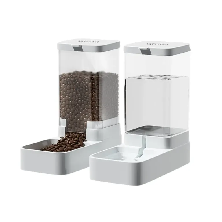 3 Sets-Gravity Pet Feeder and Water Dispenser Set