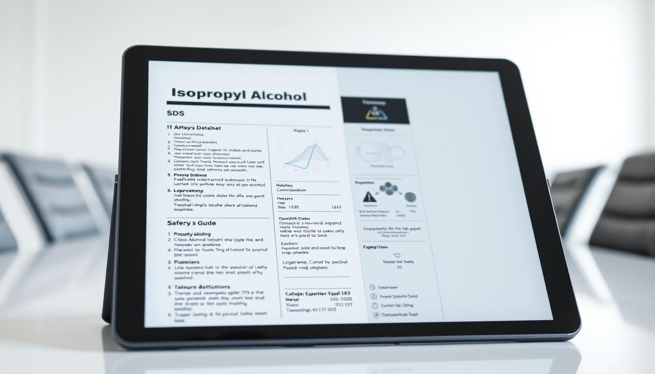 isopropyl alcohol safety data sheet