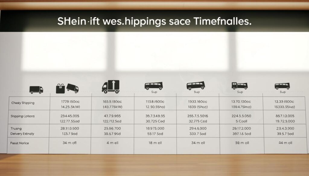 shein shipping timeframes comparison