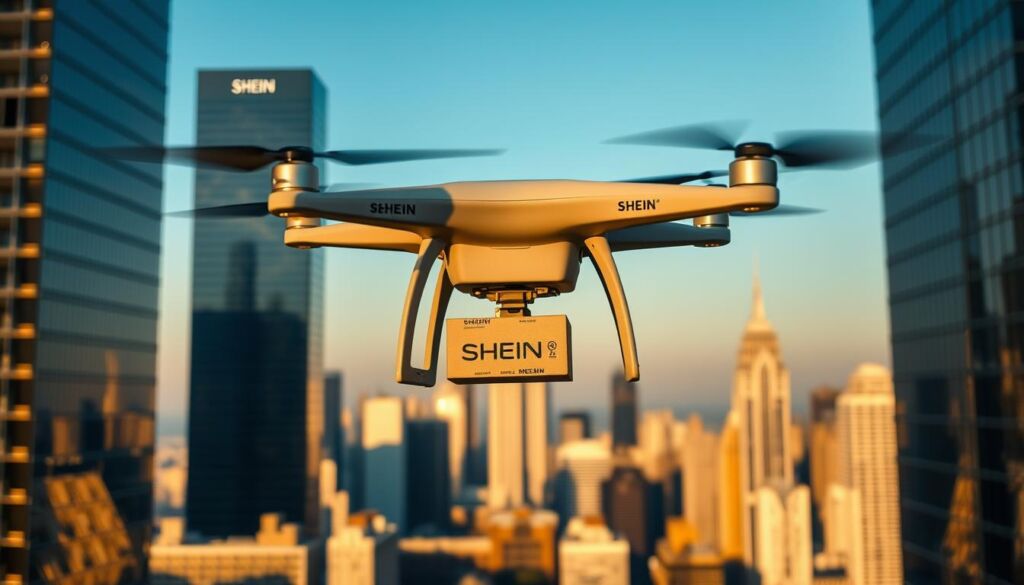 shein shipping timeframes drone delivery