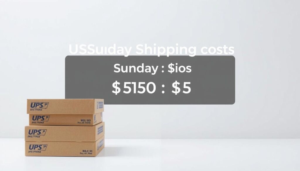 usps sunday shipping costs