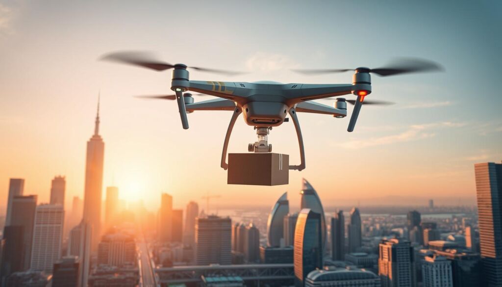 AI-driven drone delivery