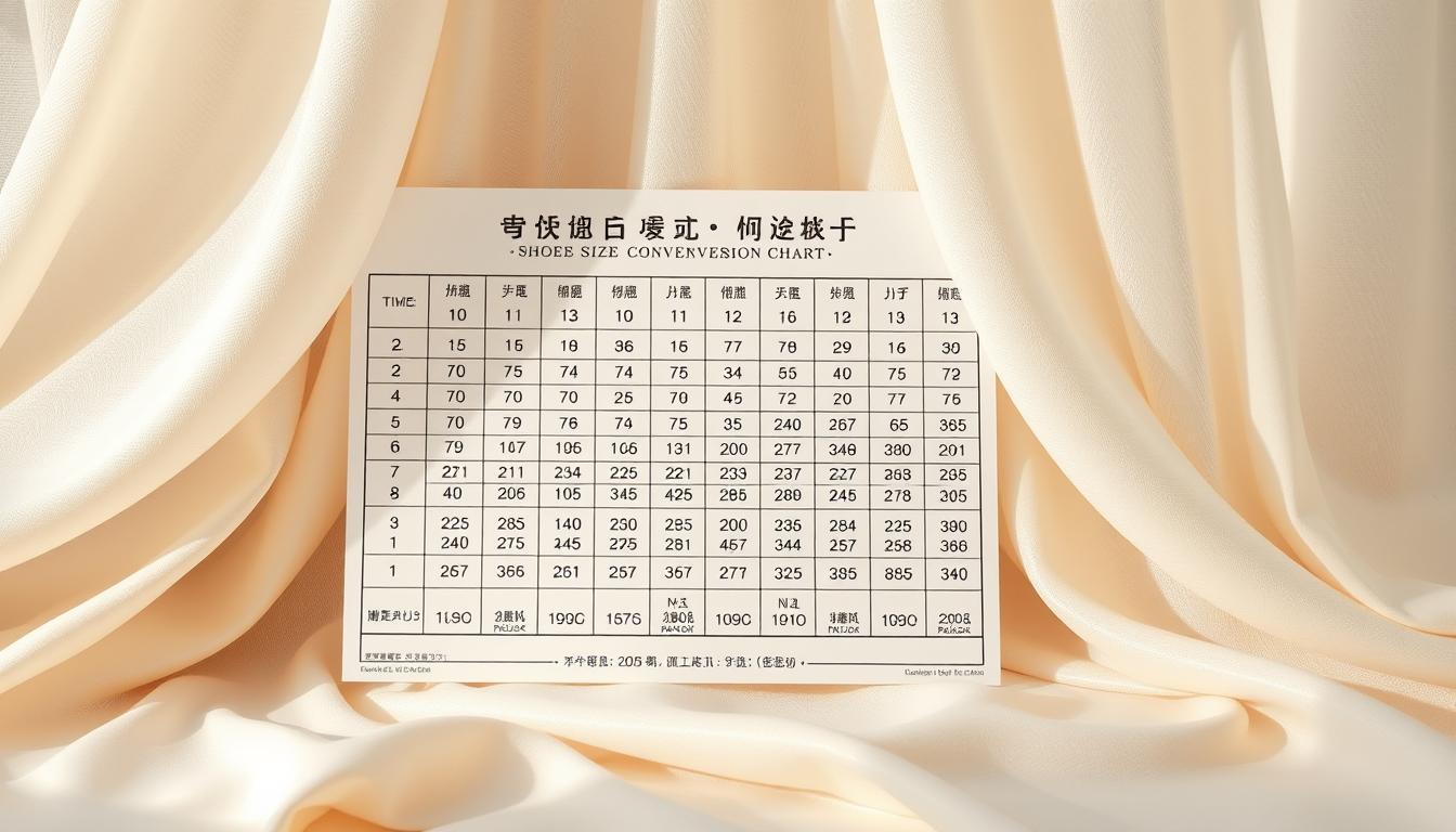 chinese shoe size to american