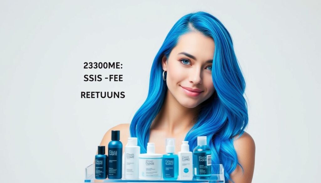 electric blue hair returns process