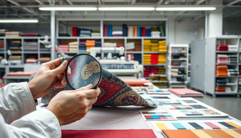 fabric printing techniques quality inspection