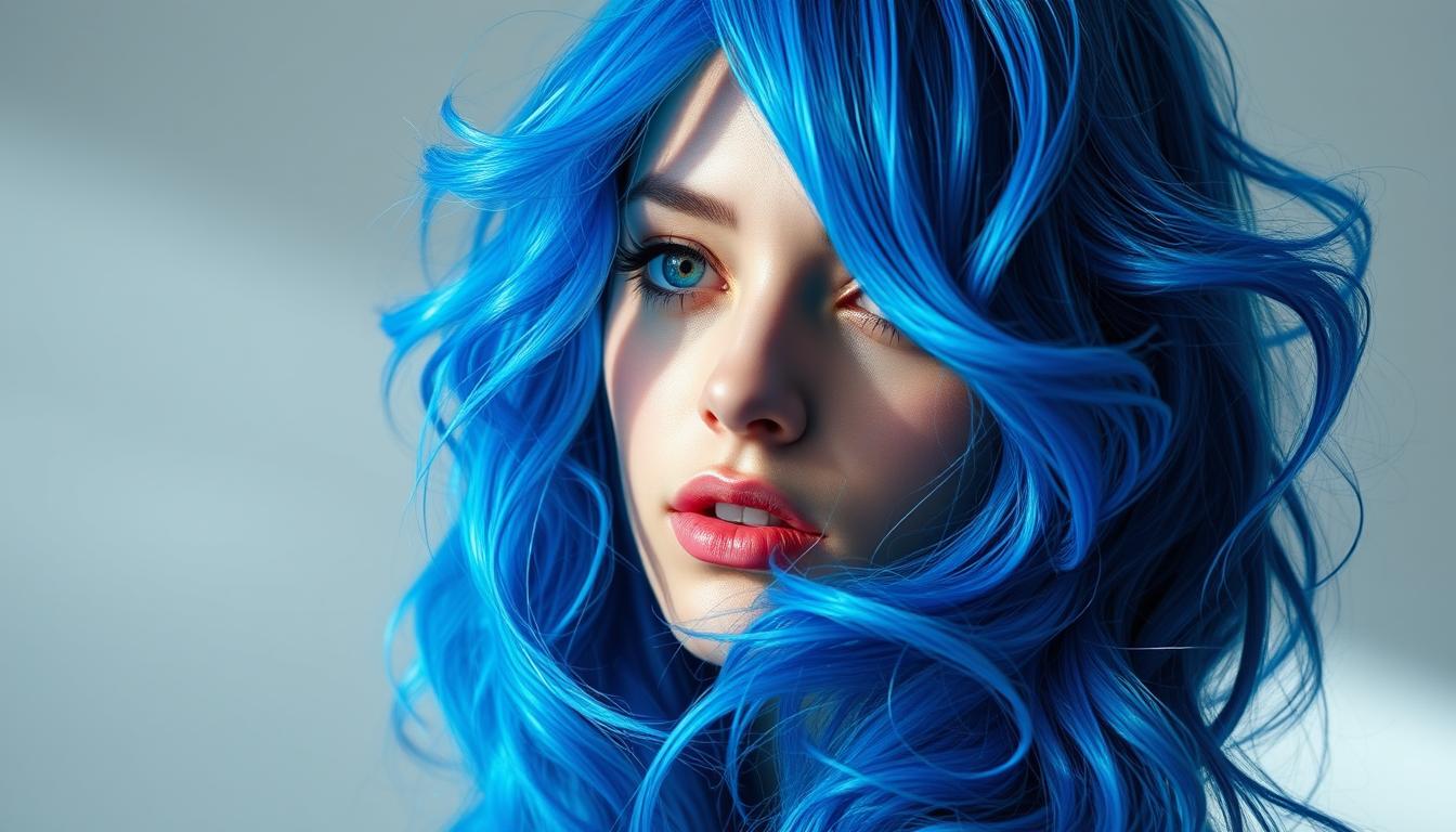 hair color electric blue