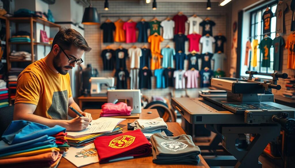 how to start a tshirt business