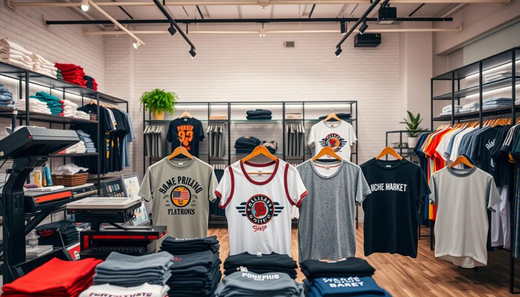 niche marketing shirt printing examples