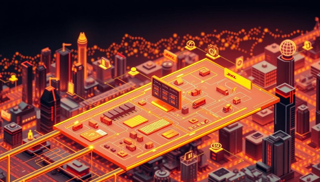 DHL Inside Track workflow visualization