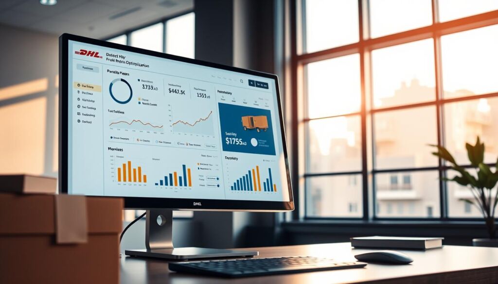 DHL parcel tracking margin optimization