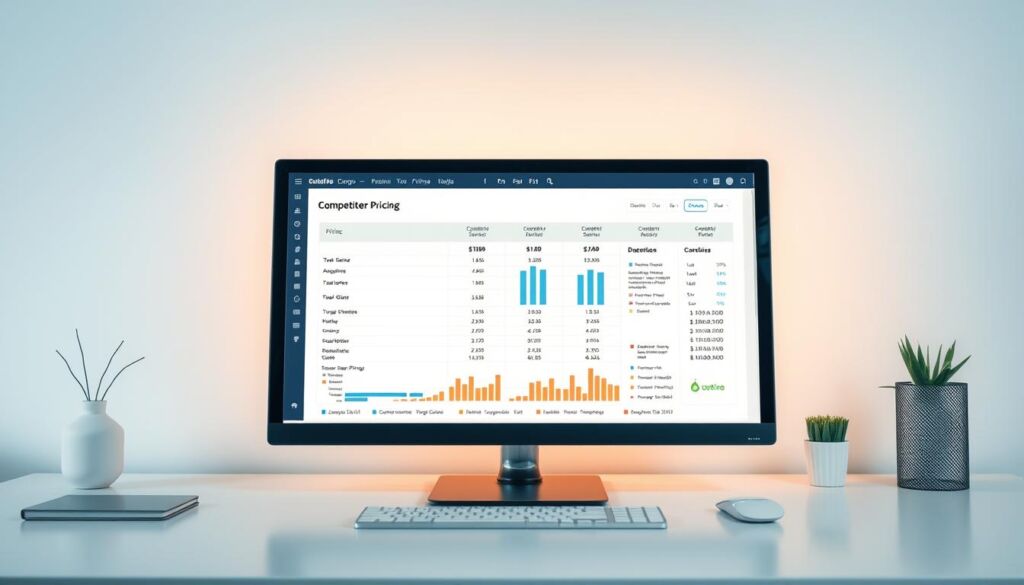 competitor pricing analysis chart