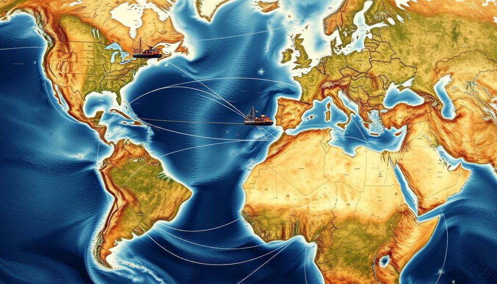 map of the western hemisphere