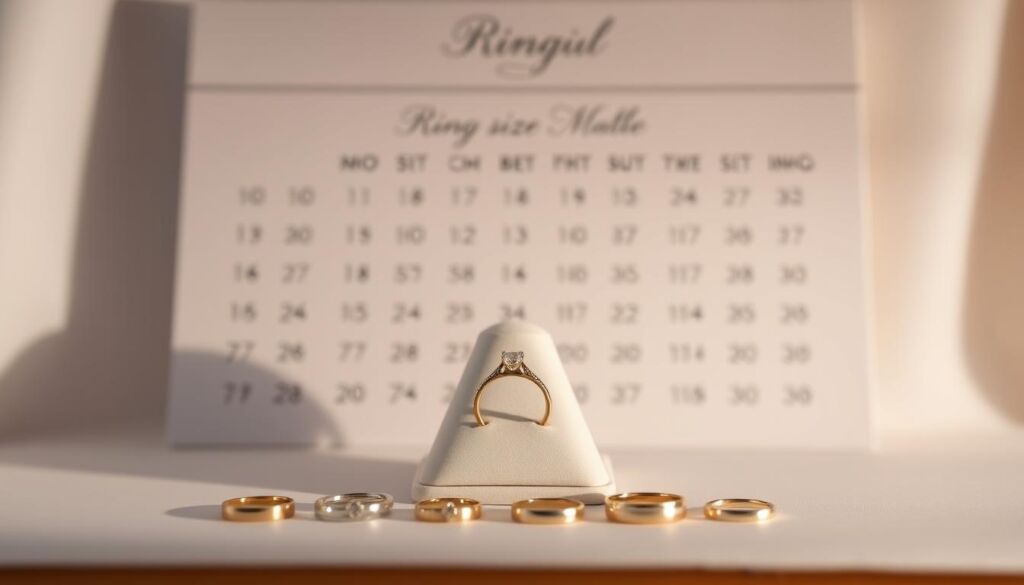 ring size chart women