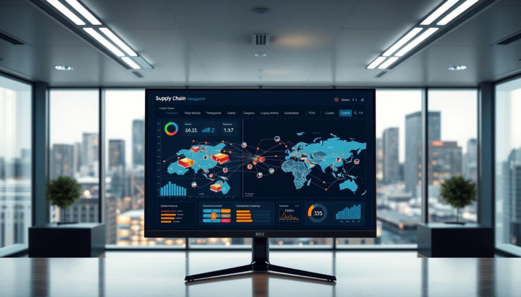 supply chain management dashboard