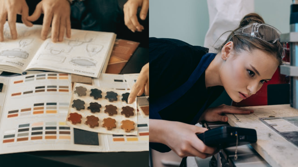 The original design and The product maker.