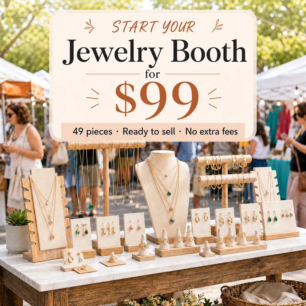 49-piece jewelry starter kit main product image